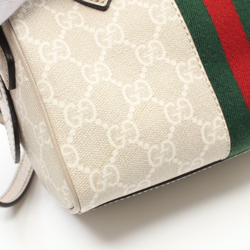 GUCCI Ophidia Mini Top Handle 2way Shoulder Handbag 772053 Canvas Beige Gebraucht - Bild 5 von 6