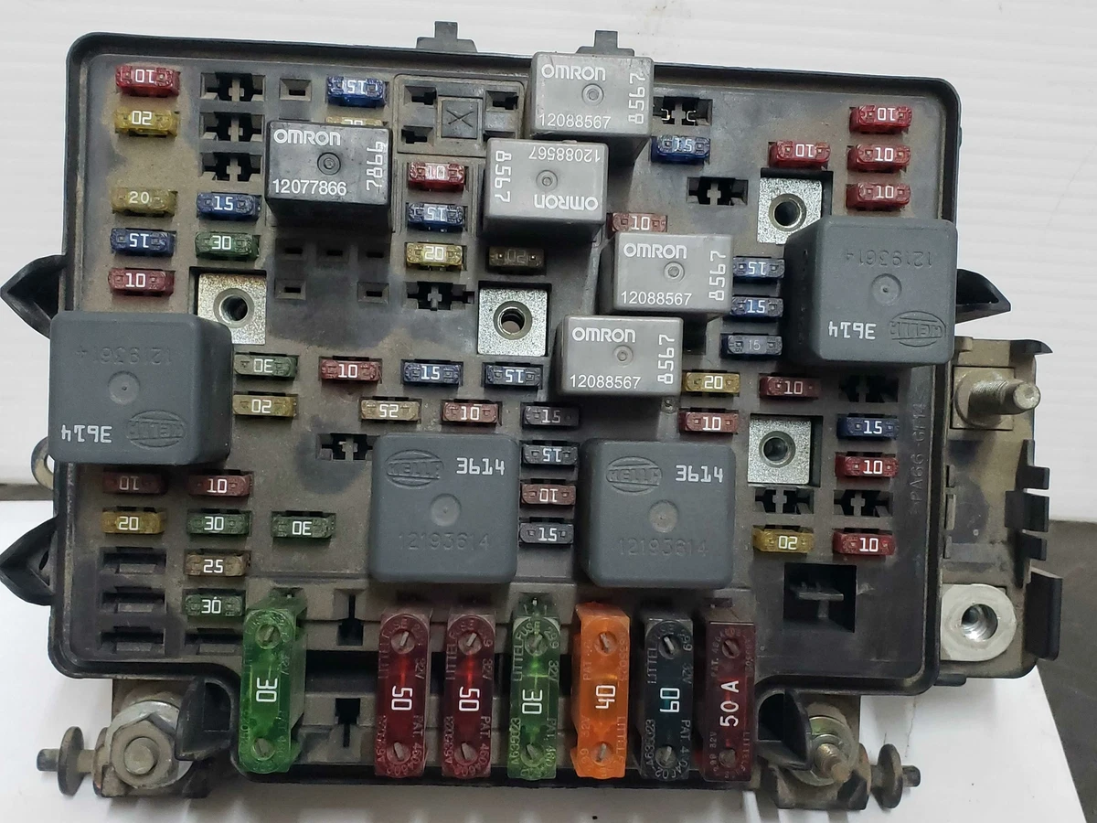 2007 Buick Lucerne Power Window Fuse, Power Door Lock Fuses