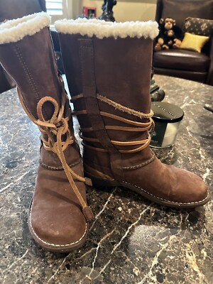 UGG Boots With Leather Roman straps size 7