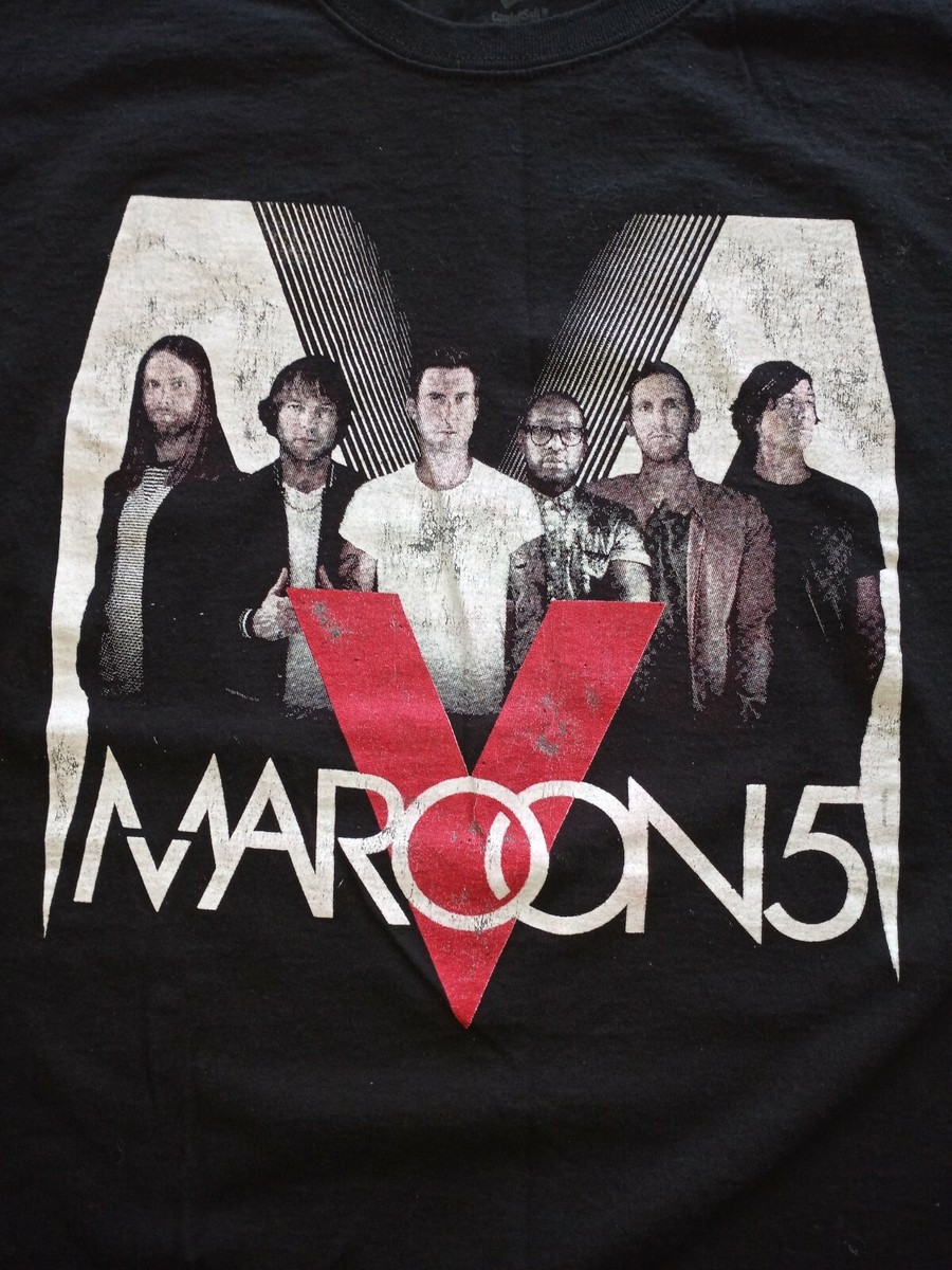 VINTAGE 2015 MAROON 5 TOUR T SHIRT..SIZE LARGE | eBay
