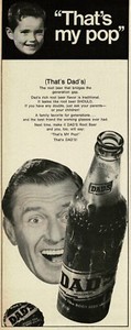 1969 Dad's Root Beer soda pop Vintage Print Ad