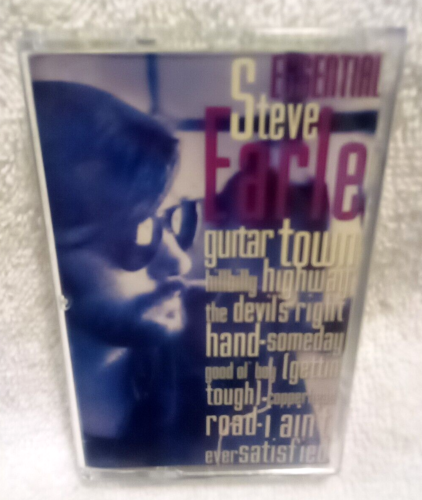 The Essential Steve Earle Vtg 1983 Cassette Tape Alt-Country Music Guitar Town