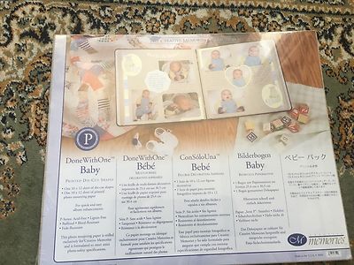 Creative Memories Papierpaket Fertig mit einem Baby Stanzformen