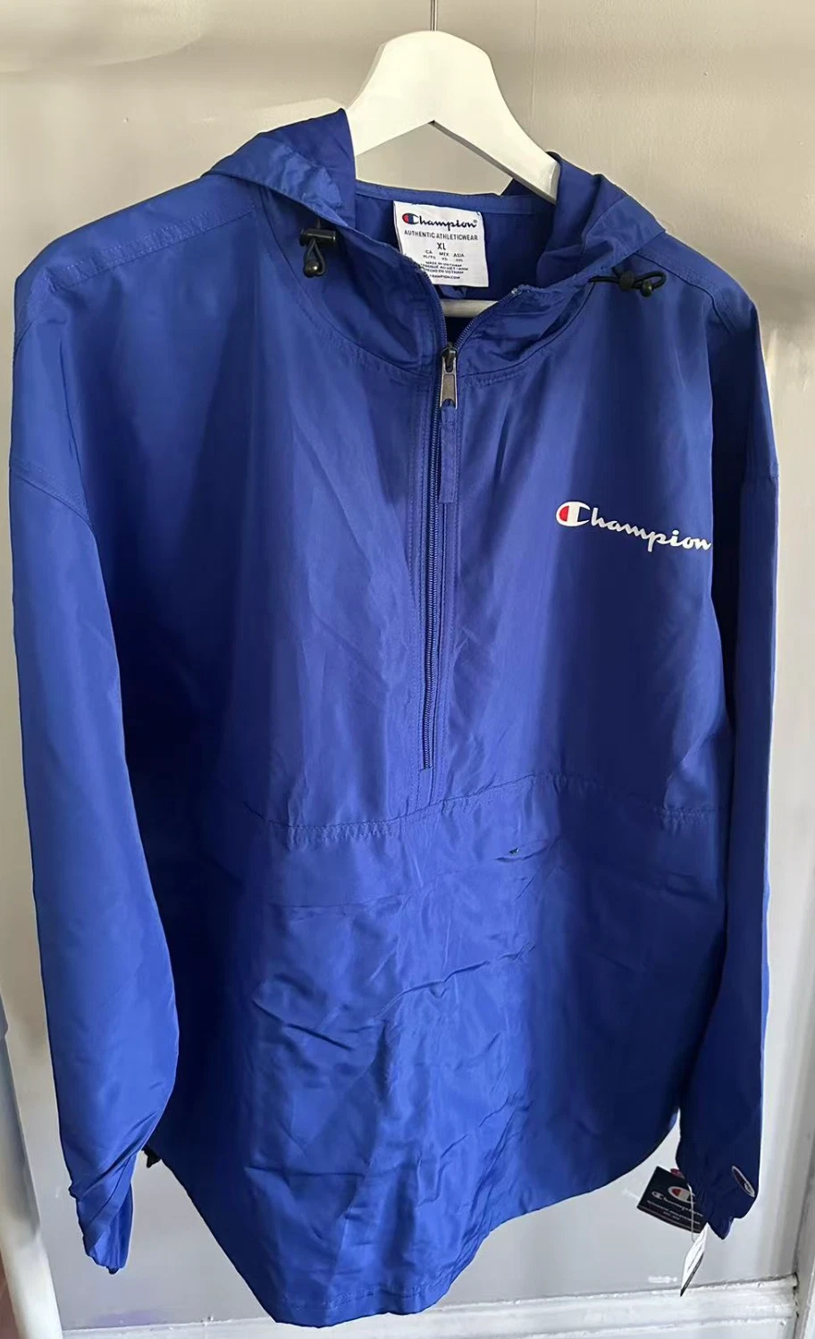 Champion Men's Packable Jacket, X-Large - Royal Blue