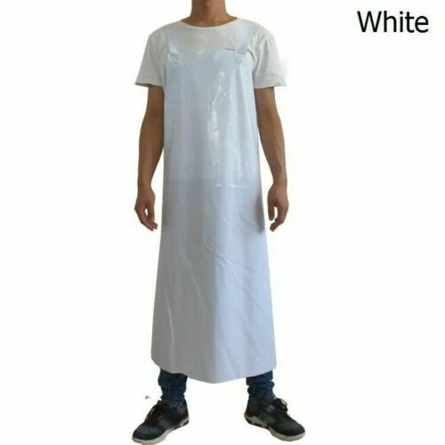 Grembiuli da cucina bianchi in plastica