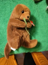 Ty Beanie Baby Babies Seaweed The Otter With Tags Style