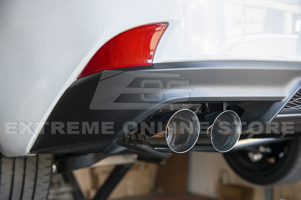 Remark 2017-2020 Lexus IS200t / IS300 / IS350 Stainless Steel Single Wall Burnt Dual Tip Axle-Back Exhaust - BCB Performance