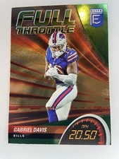 2022 DONRUSS ELITE FOOTBALL GABRIEL DAVIS  FULL THROTTLE GREEN  FT-18