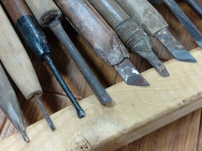 Japanese vintage chisel Nomi Lot Set Japan Vintage HH993 | eBay