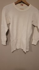 Vintage 1970s Hanes Thermal Shirt Waffle Long Sleeve