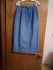 Vintage 80s Denim Skirt from HAROLDS Size 8