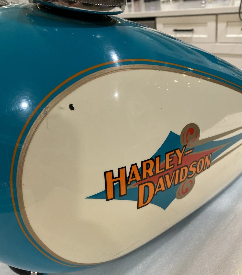 Harley-Davidson Split Tanks Fat Bob 5 Gal. NO RUST. - Image 3 of 4