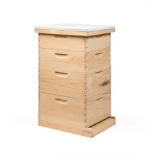Stoney Acres Beekeeping Hive Kit, 10-Frame, 2 Deep and 2 Medium Boxes and Frames