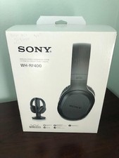Sony WHRF400 RF Black Wireless Noise Reducing Home Theater Headphones