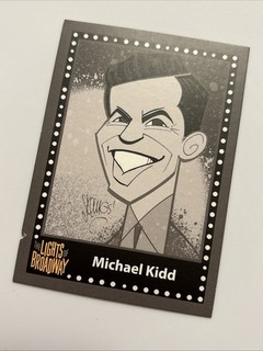 MICHAEL KIDD Spring 2017 Edition LIGHTS OF BROADWAY Show Cards TRADING CARD