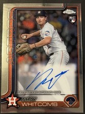 2025 Topps Chrome - Rookie Autographs Shay Whitcomb #RA-SW (AU, RC)