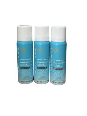 Moroccanoil Dry Shampoo Dark Tones 1.7 Ounce Pack Of 3 