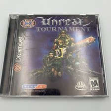 Sega Dreamcast Unreal Tournament Complete in case Video Game