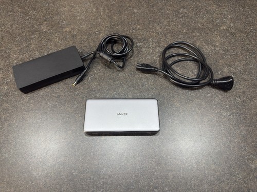 Anker 10-in-1 USB-C Docking Station with Dual HDMI & DisplayPort for Laptops/Mac - Picture 1 of 13