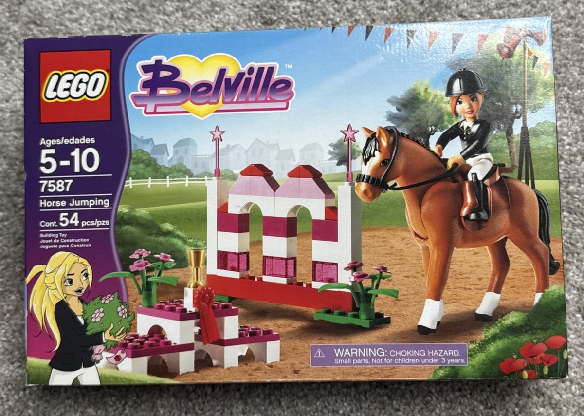 Vintage Lego Belville set 7587 - Horse Jumping, Mint In Sealed Box 