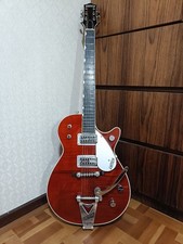 Gretsch G6128T-TM FSR Duo Jet E-Gitarre Tiger Maple Red