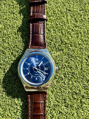 Swatch Irony Automatic Body & Soul Blue Dial YAS100 Mens Swiss Mechanical Watch
