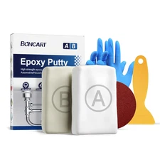 200G White Epoxy Putty AB Two-Part Repair Filler for Metal Wood Tile Clay