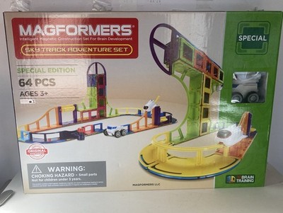Magformers 64 Piece Sky Track Adventure Set Complete READ