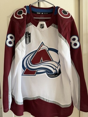 Cale Makar Colorado Avalanche Adidas Jersey 2022 Stanley Cup Patch PRO STITCHED 