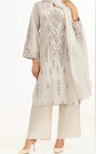 Pakistani 3Pc Jacquard Embellished suit for Women by Gul Ahmed in L size