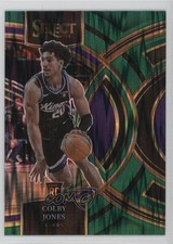 2023-24 Panini Select Premier Level Green Shock Prizm Colby Jones #132 09vk