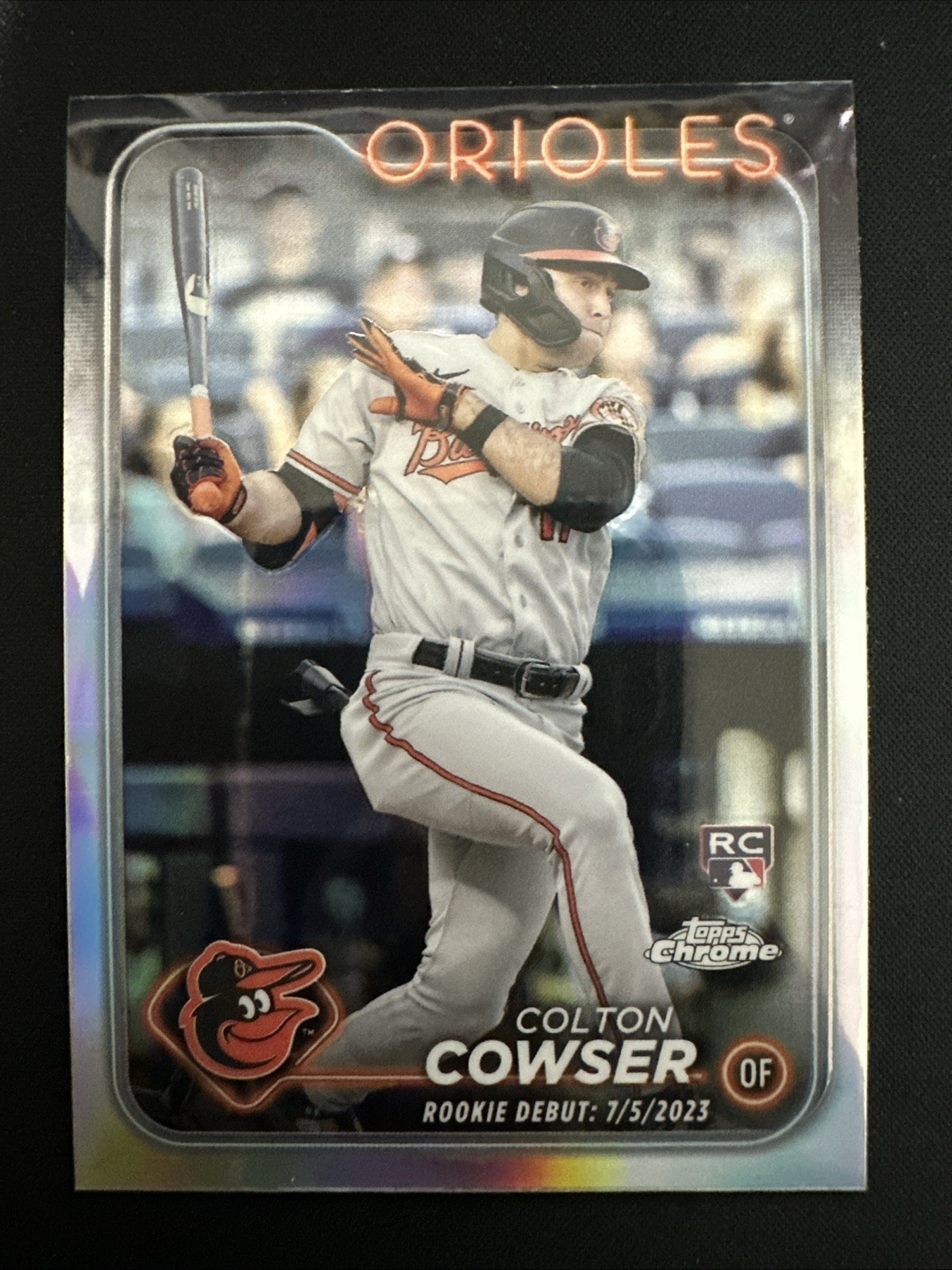 2024 Topps Chrome Update Series - Rookie Debut Colton Cowser Refractor