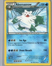 Abomasnow 40/162 Rare BREAKthrough Pokemon Lightly Played