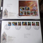 GB QEII FDC x 2. 2009 Christmas   Hand Cancel (451)