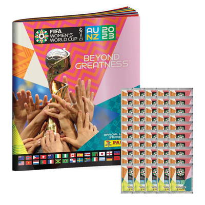 Panini FIFA Women's World Cup 2023 Sticker Album + 50 Pack COMBO