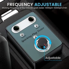 Dual Plug Car Spark Plug Tester Diagnostic Ignition Analyzer Tester 12V