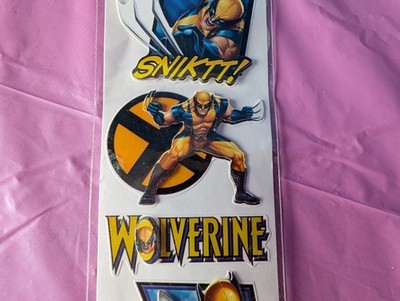EK Success Brands 2009 Sticker Sheet Marvel X-men Wolverine 3D MIP