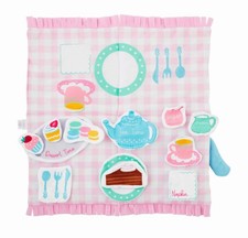 Mud Pie Girl s Tea Party Book Toy Tea Set 13 Pieces