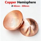 Copper Hemisphere 40-300mm Hollow Half Ball Railing End Cap Ornament Decor Craft
