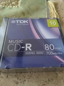 TDK Music CD-R 10 Pack New