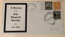 1963 John Kennedy JFK funeral day cover 11/25/1963