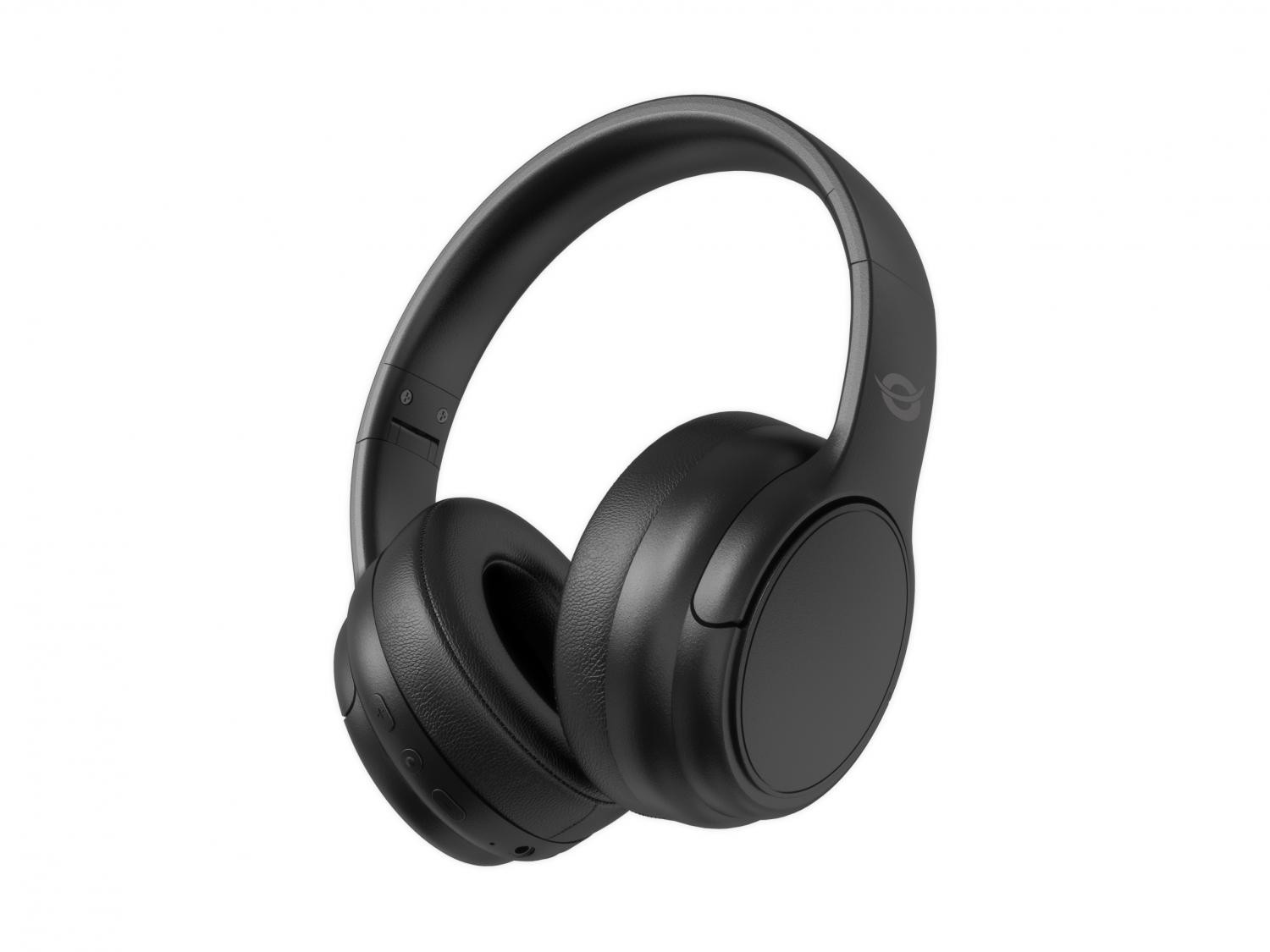 Cuffie Bluetooth con Padiglione Pieghevole Nero PARRIS03B Conceptronic