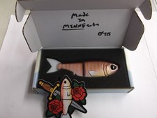 Throwback Baits Swimbait Co. Minne Glide Bait Rose Gill Limited