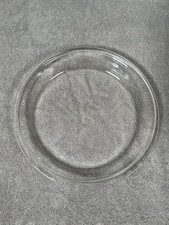 Vintage Pyrex #210 Smooth Rim 10" Glass Pie Plate Made In USA