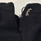 Doll Pants Black Sailor Bell Bottoms Knit No Tag 1 Snap Closure 6" L VTG — photo 4
