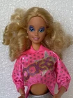 Vintage 1980s BARBIE and The Rockers Doll with Blonde Hair Bold Blue Eyeshadow