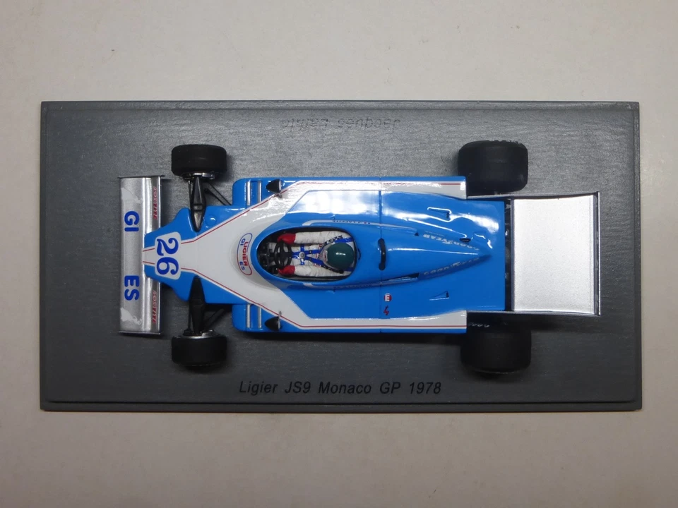 LIGIER JS9 Jacques Laffite Monaco GP 1978 SPARK Scale 1/43 - Bild 4 von 4