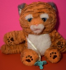 Little Live Pets Java The Tiger Plush Cozy Dozys 2023 Baby Pacifier Works
