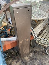 Vintage Metal Gun Cabinet Locker with Two Keys and Wall Fixing Points