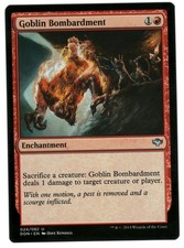 MTG Goblin Bombardment Duel Decks Speed vs Cunning Magic The Gathering TCG